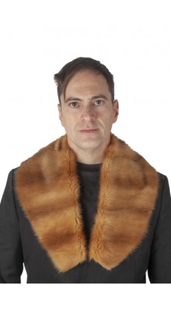 Golden marten fur collar - unisex